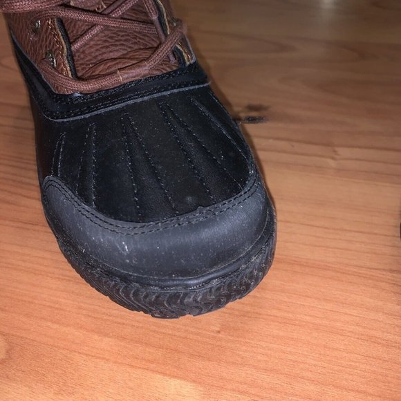 Levis Boys Size 3.5 Winter Snow Duck Boots Brown Tones Casual - Picture 2 of 8